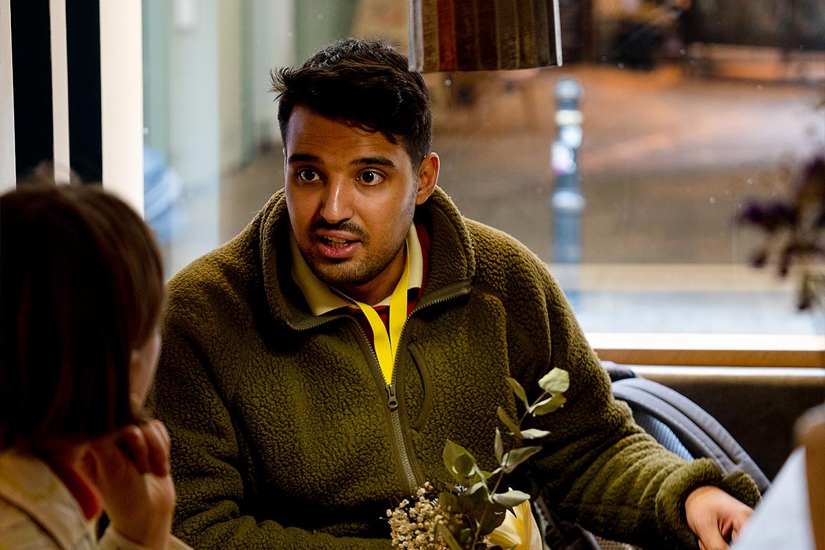 A filmmaker takes part in a networking session at Aesthetica Short Film Festival 2022