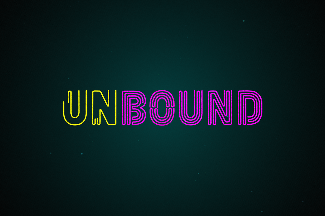 Graphic reads: UNBOUND