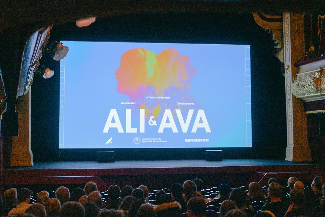 Audiences gather in Leeds City Varieties for a screening of ALI & AVA hosted by Hyde Park Picture House