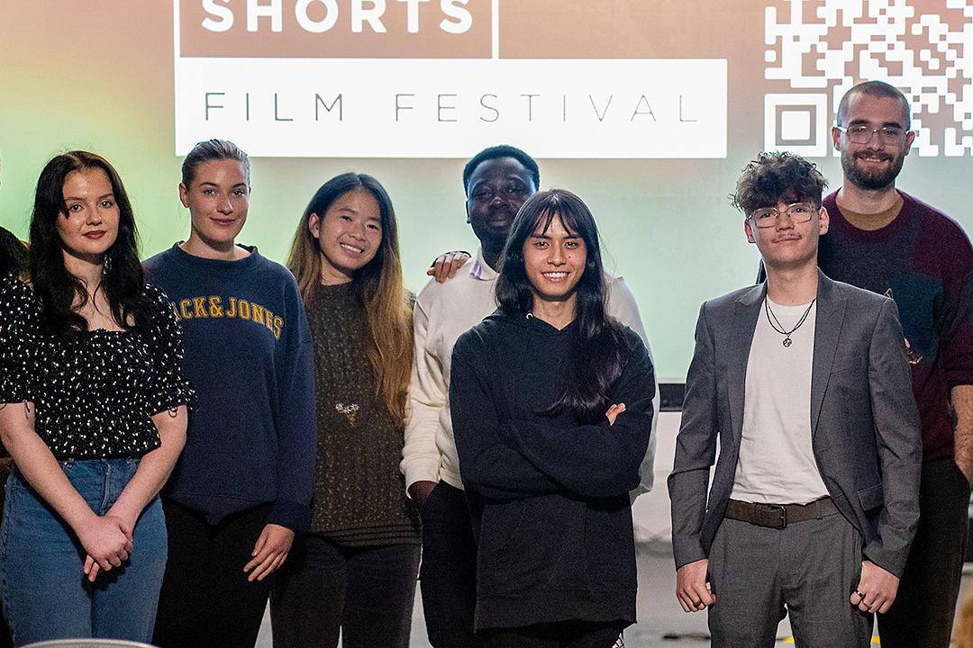 Filmmakers shortlisted for DIY Filmmaking Challenge: Environment gather for a screening at Sunderland Shorts Film Festival